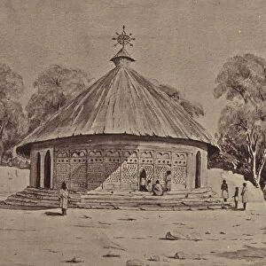 Abyssinia Chelikut Church 1867 1868 Albumen silver print