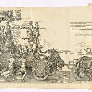 Albrecht DaOErer, The Triumphal Chariot of Maximilian I (The Great Triumphal Car)