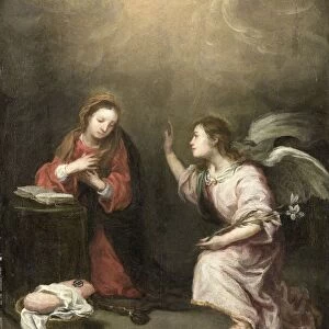 Annunciation to the Virgin, follower of Bartolome Esteban Murillo, 1700 - 1800