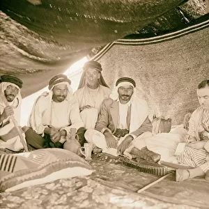 Aref el Aref Bedouin sheikhs Photo John D Whiting