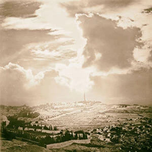 Ascension Olivet cloud 1934 Jerusalem Israel