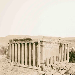 Baalbek Temple Bacchus 1900 Lebanon Baʻlabakk