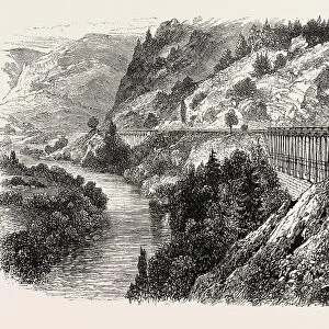 On the Baltimore and Ohio Railway, United States of America, Us, Usa, 1870S Engraving