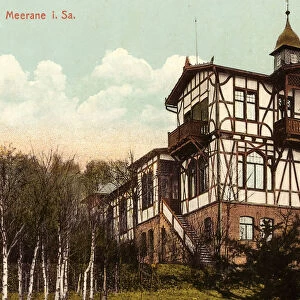 Buildings Meerane 1913 Landkreis Zwickau Ferienheim