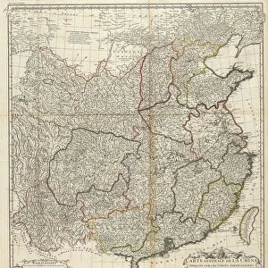 Carte generale de la Chine Description geographique
