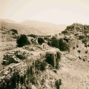 Castle Subeibeh Nimrod Fortress 1898 Syria Damascus Province