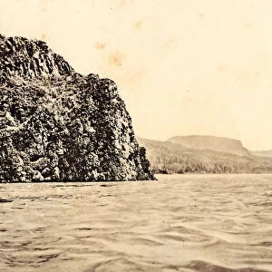 Columbia River Gorge Rocks Oregon 1906 Sentinel Rock