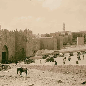 Damascus Gate clearance slope Oct 1937 Jerusalem