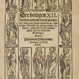 Drawings Prints, Print, Der Heiligen XII, Wittenberg relic-book, Artist, Lucas Cranach Elder