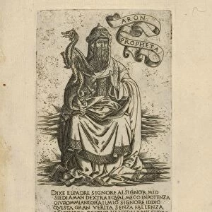 Drawings Prints, Print, Prophet Aaron, Prophets Sibyls, Artist, Francesco Rosselli