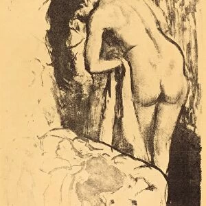 Edgar Degas (French, 1834 - 1917), Nude Woman Standing, Drying Herself (Femme nue debout