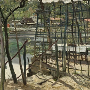 Eilif Peterssen Landscape Meudon France painting