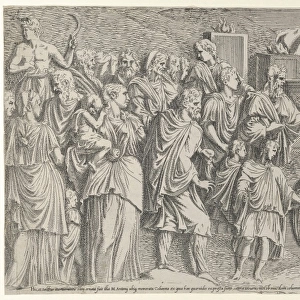 Emperor Mark Antony Offering Sacrifice ca 1540-45
