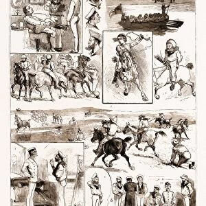 English Sports Abroad, a Naval Paper-Chase at Maldonado, River Plate, 1883: 1