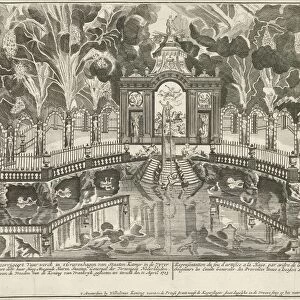 Fireworks Hague honor peace France 1713 pond