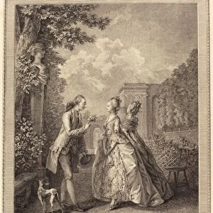 Francois-Robert Ingouf after Sigmund Freudenberger (French, 1747 - 1812), La promenade