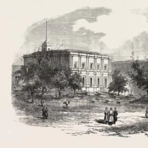 The French Military Barracks, Outside Pera, 1854