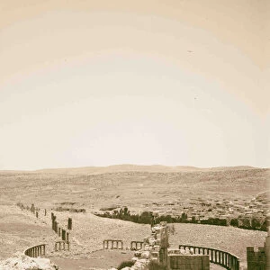 General view Ruins Jerash 1900 Jordan Gerasa