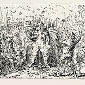 George Cruikshank: the Laws Delay! Showing the Advantages and Comfort of Waiting