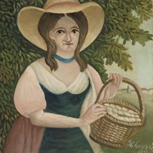 Henri Rousseau Woman Basket Eggs La Femme au panier d Oeufs