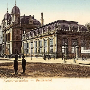 Historical images Budapest-Nyugati palyaudvar