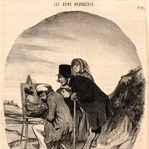 Honore Daumier (French, 1808 - 1879). Mais si, ma femme, je t assure... 1846