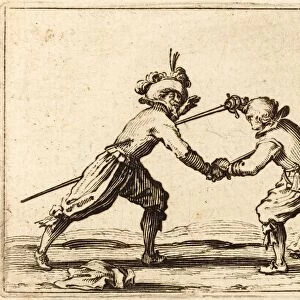 Jacques Callot (French, 1592 - 1635), Duel with Swords, c. 1622, etching
