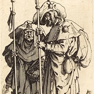 Jacques Callot (French, 1592 - 1635), The Two Pilgrims, c. 1622, etching