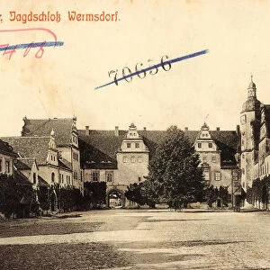 Jagdschloss Wermsdorf 1902 Landkreis Nordsachsen