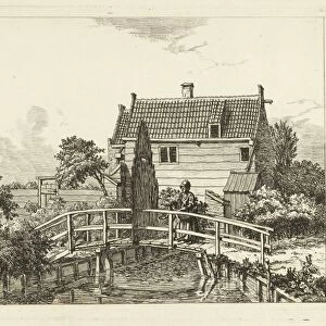 Jan Hanzenpad outside the Raampoort, Anthonie van den Bos, 1778 - 1838