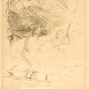 Jean-Louis Forain, The Road to Emmaus (second plate), French, 1852 - 1931, 1902-1907