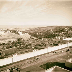 Jerusalem View southwest King David Hotel 1938