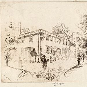 Joseph Pennell, Fourth Street, Meeting House, Philadelphia, American, 1857 - 1926