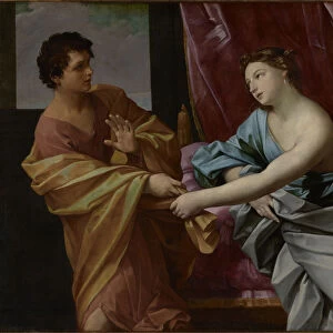 Joseph Potiphar Wife Guido Reni Italian 1575