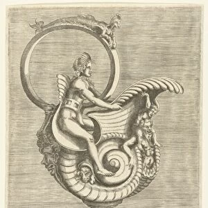 Jug in the shape of a snail shell, Balthazar van den Bos, Cornelis Floris (II), Hieronymus