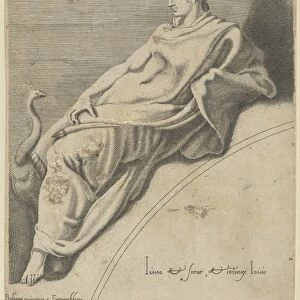 Juno Muses Three Great Goddesses 1540-56 Engraving