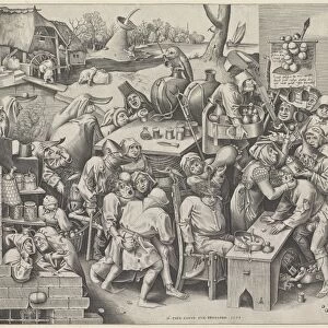 Keisnijder, doctor or witch, Mallegem, Pieter van der Heyden, Hieronymus Cock, unknown