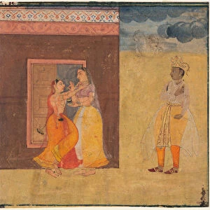 Krishna Abhisarika Nayika Rasikapriya manuscript