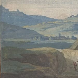 Landscape late 17th-mid 18th century Gouache