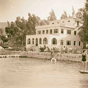 Lido Swimming pool restaurant 1934 Middle East