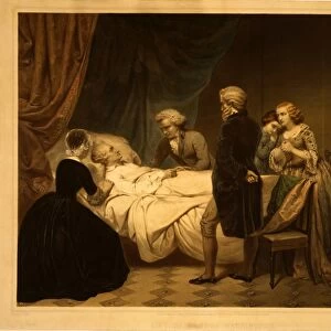Life of George Washington The Christian death / / painted by Stearns; lith. by Regnier