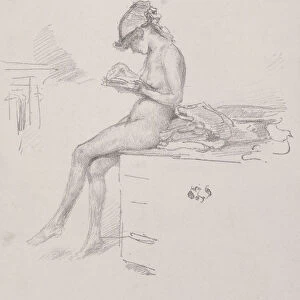 Little Nude Model Reading 1890 James McNeill Whistler