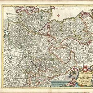 Map Circulus Saxoniae inferioris quo sunt Ducatus Holsatiae