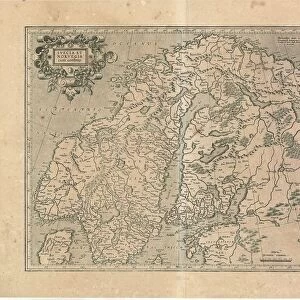 Map Svecia et Norvegia cum confinijs Gerard Mercator
