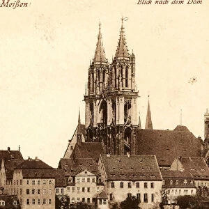 Meissen Cathedral Buildings MeiBen 1917
