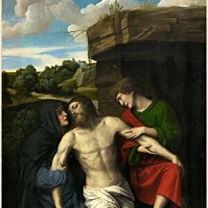 Moretto da Brescia, Italian (1498-1554), Pieta, 1520s, oil on panel