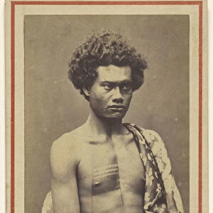 Native man South Sea Islands Eugenio Maunoury