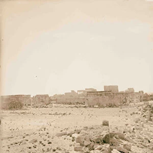Palmyra Temple Baal Justinian Byzantine wall