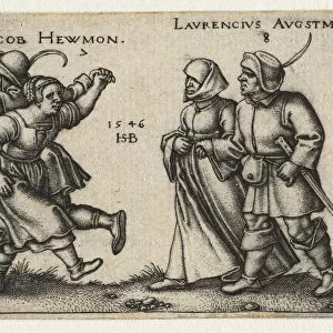 Peasant Wedding Twelve Months 7 Jacob Hewmon 8-Laurencius Augstmon