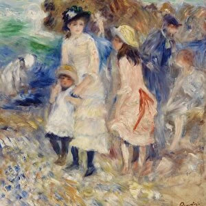 Pierre-Auguste Renoir Children Seashore Guernsey